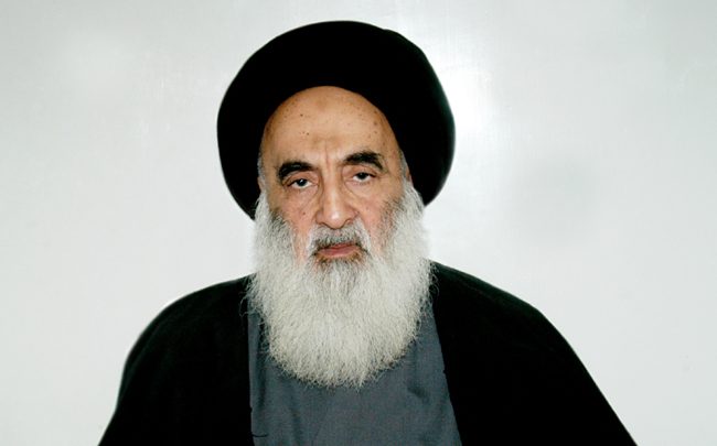 السيستاني ….يصوت (بنعم) في استفتاء كردستان 1 sistani