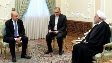 روحاني خلال لقائه وزير الخارجية الفرنسي يحذر من ان الندامة ستحل بالجميع اذا انهار الاتفاق النووي 2 7A505BCD 1AFF 48A0 99A3 28DA06FCAF87