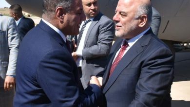 عاجل..العبادي يصل الى تكريت 17 681946