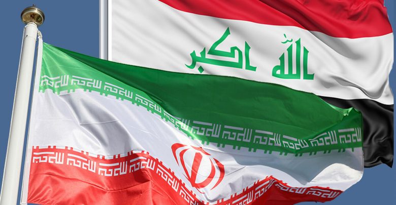 iran iraq flag
