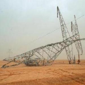 تعرض برجين لنقل الطاقة الكهربائية /المنطقة الشمالية/ الى اعمال تخريبية 1 ابراج كهرباء