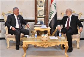 الجعفري يبحث مع مبعوث رئيس طاجيكستان العلاقات الثنائية 4 الجعفري ومبعوث