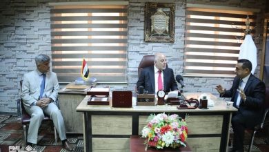 العبادي في مستشفى الفلوجة