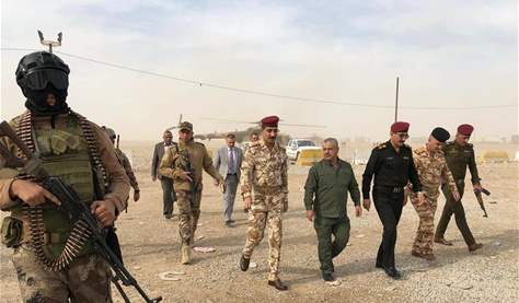 قائد عمليات الرافدين وشرطة ميسان يتفقدان منفذ الشيب الحدودي 1 منفذ الشبيب الحدودي