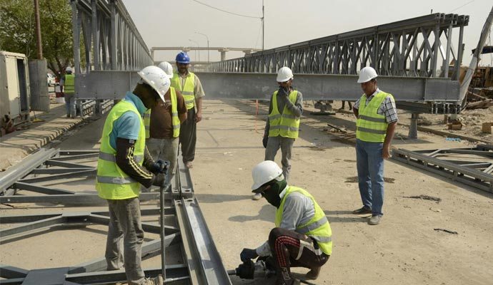 افتتاح مجسر المثنى والطرق الرئيسية شمالي الموصل بعد تاهيلها 1 الم 1