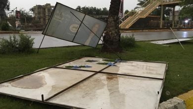 امانة بغداد تزيل ملصقات وصور ولافتات المرشحين من شوارع بغداد 4 ام 1