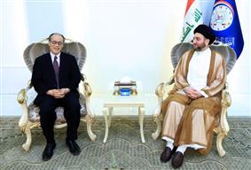 الحكيم يبحث مع السفير الياباني تطوير العلاقات بين البلدين 4 حكيم