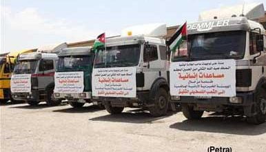 قافلة مساعدات إنسانية اردنية للضفة الغربية 6 قا 5