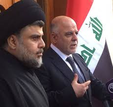 مقتدى الصدر يتلقى اتصالاً هاتفياً من العبادي 5 مق