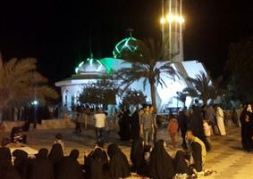 اهالي البصرة يحيون ذكرى استشهاد الامام علي (ع ) وليلة القدر في مسجد الخطوة بالزبير 5 اه