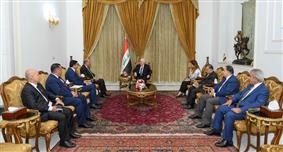 معصوم يلتقي وزير الموارد المائية ويؤكد أهمية حوار المياه على أساس المصالح المشتركة 4 مع