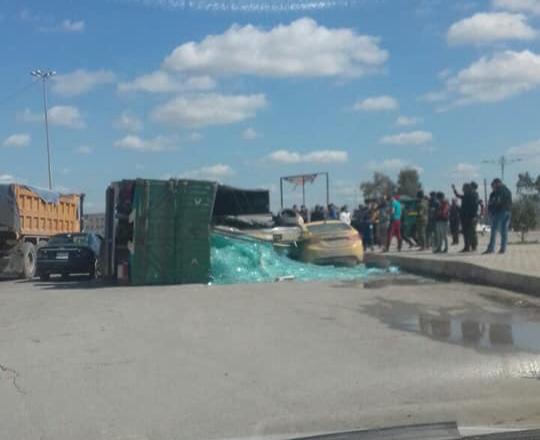 اصابة مدنيين بحادث مروري بديالى 3 حادث مروري