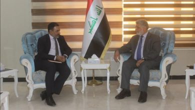 ضياء الاسدي يناقش مع مسؤول اممي الملفات التي تتعلق بالأوضاع السياسية والإنسانية والتنمية الاقتصادية 4 ضياء