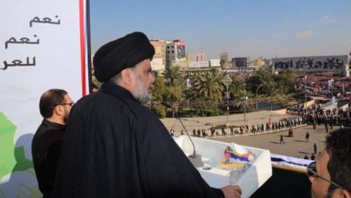 السيد مقتدى انه لا يهدء ولا يستكين تراه مرة يعتزل ومرة يعود ؟ 5 3334324565354354553452345435