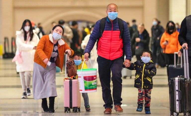 انتشار فيروس كرونا في الصين
