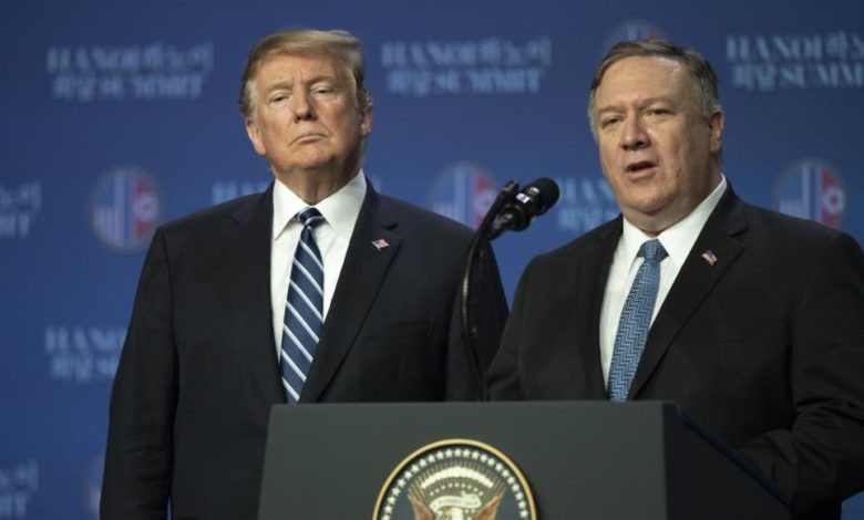 بومبيو وترامب