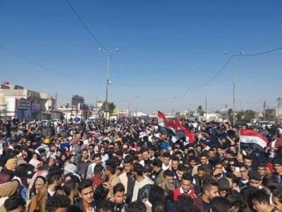 تظاهرة البصرة 1 scaled