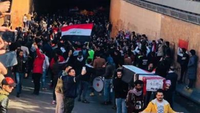تظاهرة طلاب بغداد 4