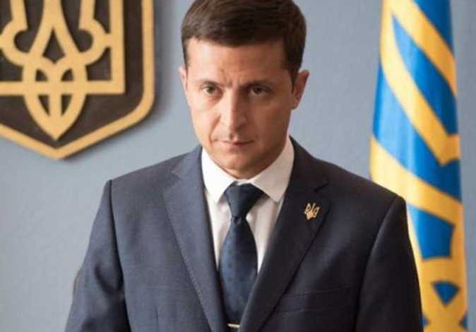 رئيس دولة اوكرانيا فلادمير زلينسكي