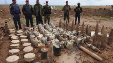 مستودع عبوات في كركوك