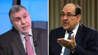 نوري مالكي وتوفيق علاوي