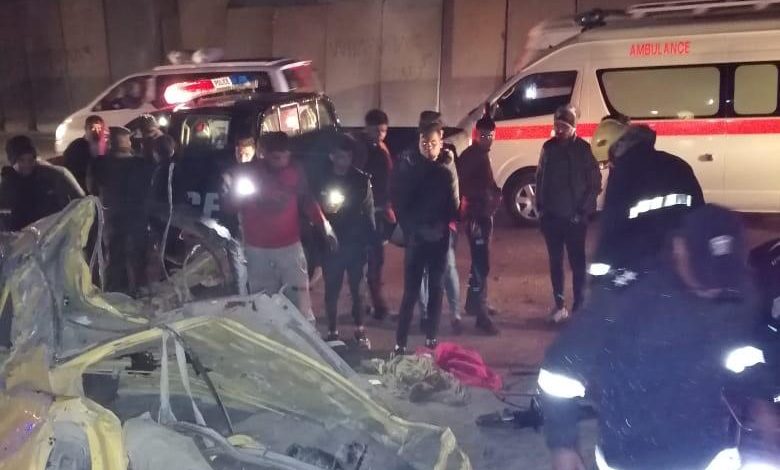 مصرع امرأة و اصابة سائق بحادث مروري على سريع الدورة 1 8b7276c647e54213dbd0a06fb7670bc8