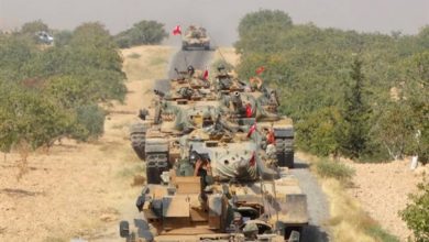 الجيش التركي على الحدود السورية