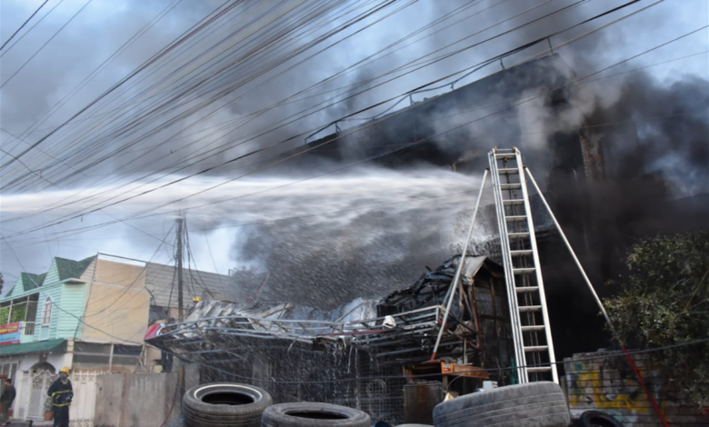 حريق اكاديمية 1