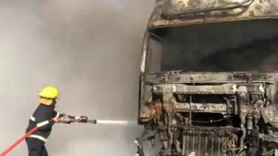 حريق حي الجهاد 2