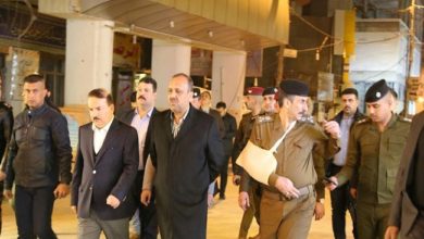 زيارة وزير داخلية الى النجف ضمن احداث امس