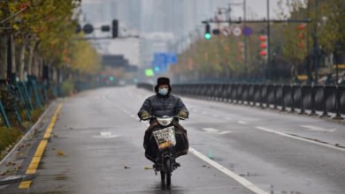 شوارع الصين خالية