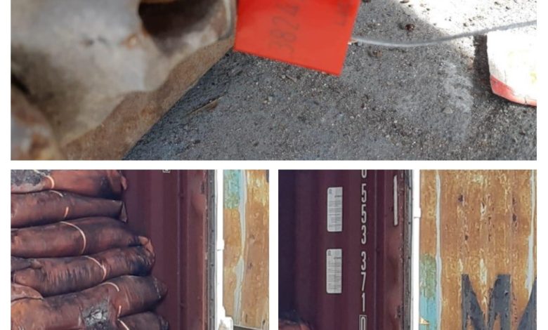 الجمارك تضبط حاوية مواد غذائية تالفة في ميناء أم قصر شمالي البصرة 1 طحين تالف في جمارك ام قصر