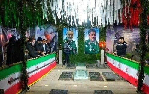 السلطات الايرانية تضع حواجز حول مرقد "قاسم سليماني" 1 مرقد سليماني