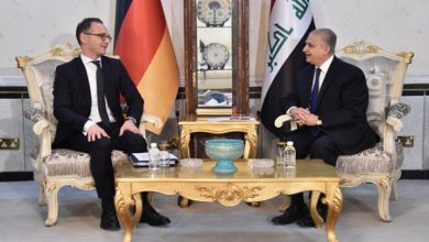 وزير خارجية العراقي مع نظيره الالماني