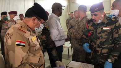 التحالف الدولي يغادر قاعدة كركوك الجوية ويسلم المعدات الى القوات العراقية 5 2 10 1068x801 1