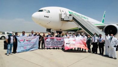 النقل : تعلن وصول رحلة الناقل الوطني الاستثنائية المخصصة لجلب شحنة طبية من مطار كوانزو لصالح وزارة الصحة مجاناً 6 02E65B93 3F9F 4677 83D9 D5B5B2A979D7