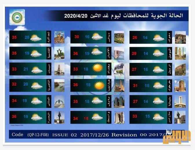 بالصور .. الحالة الجوية لمناخ طقس العراق 11 7A7EEBFE 257A 4817 9093 A5AD2C352B39