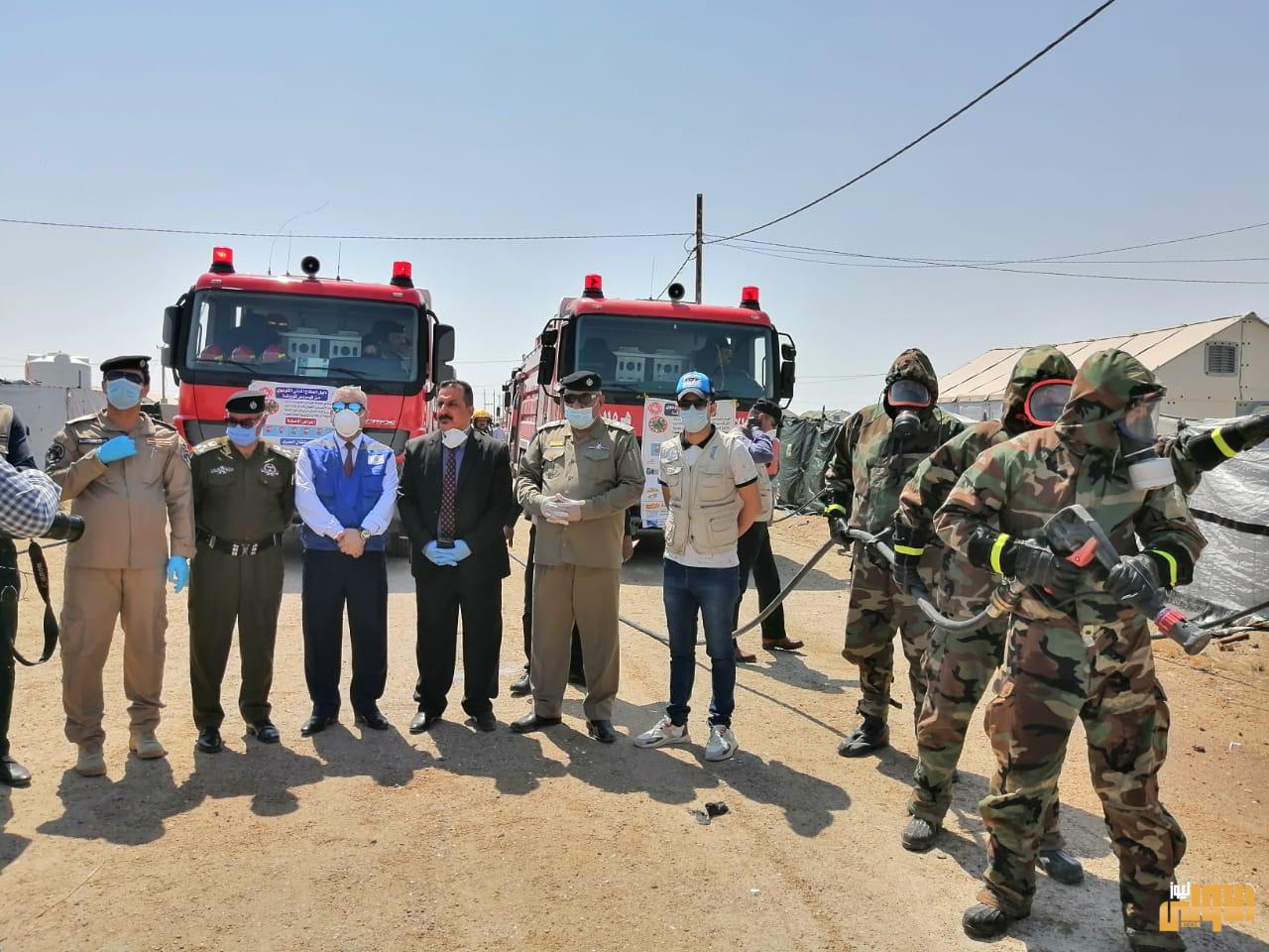 تنفيذ حملات توعية وتعفير في مخيمات النازحين في الرمادي 7 9AF0C281 EAE1 4B3E BDFF BE931ED584AF