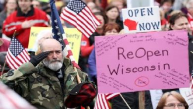 ويسكونسن الأمريكية تنتفض ضد العزل المنزلي رغم المخاطر 4 A1E4830C 7A2A 4C62 BABC AAC2D45334EA