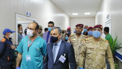 بالصور.. محافظ بغداد يعلن عن انجاز مستشفى ميداني سعة ١٣٠ سرير للتصدي لفيروس (كورونا) 3 C58FD1D7 112B 4163 A94A 56E91664FA69