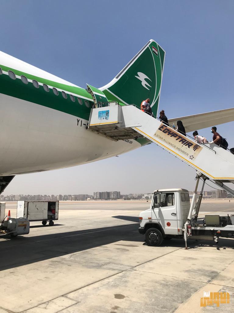 الخارجية : مُغادرة الرحلة الاستثنائيّة من القاهرة باتجاه بغداد تحمل (293) مُسافِراً 1 E5245950 B0FD 4B2B B0C5 ED6EECAD61C2