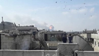 انفجار في مستودع أسلحة بمدينة حمص السورية 2 86AF1EC1 11A1 4FB7 9620 C628BFE2E19B