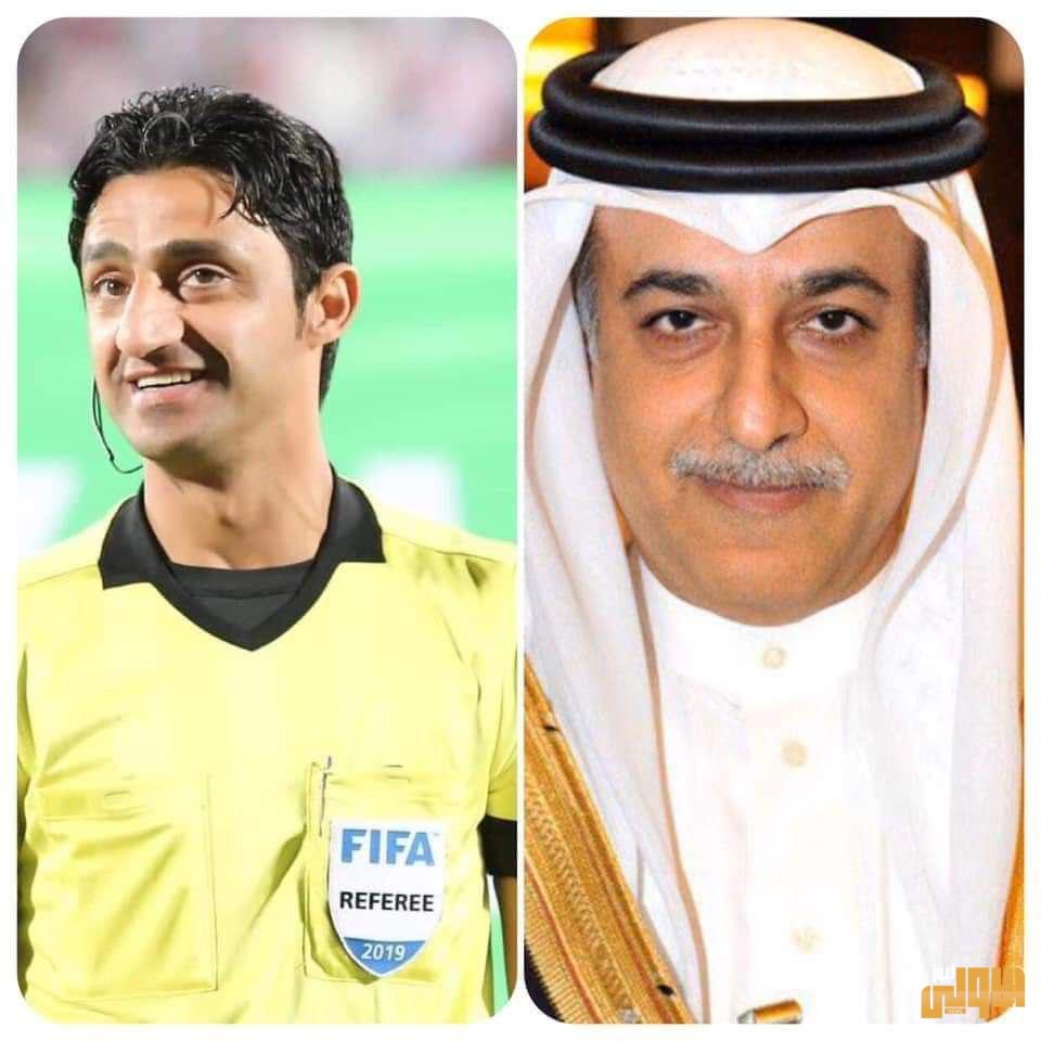 رئيس الاتحاد الاسيوي لكرة القدم يطمئن على صحة الدولي مهند قاسم وكالة الاولى نيوز