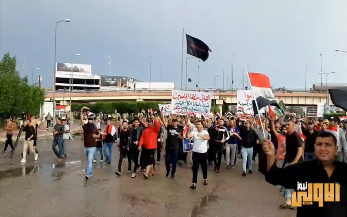 بعثة الأمم المتحدة في العراق تدعو إلى حماية المتظاهرين 1 تظاهرات بابل 696x435 1