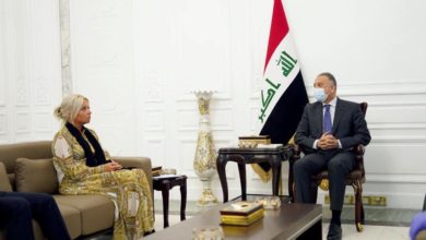 الكاظمي وبلاسخارت يؤكدان اهمية التعاون الاممي في عملية التحضير والاعداد للانتخابات المقبلة 2 7A48BB8B 6DA9 41FB 8AC2 001D884F519A