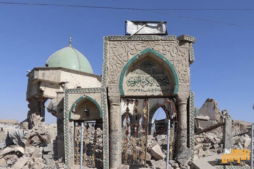 رفع الآذان من جامع النوري لأول مرة منذ تحرير الموصل 1 972D394D 283E 4B14 9BFC E423DB804749