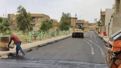 استئناف العمل بمشروع تأهيل شوارع حي الخاجية في الكوت 1 FE14B465 392D 4983 86AE C6F83471D528