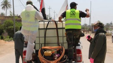 الحشد الشعبي يعفر محكمة استئناف النجف للوقاية من كورونا 4 FE902ABF BE13 48E2 A919 D620AA0FA930