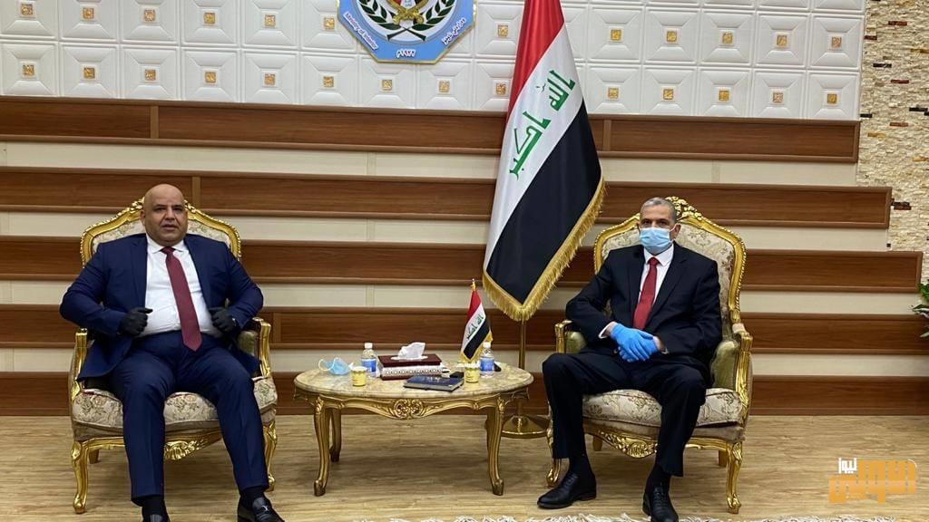 وزير الداخلية يتفق مع محافظ صلاح الدين على خطة شاملة لتعزيز الاستقرار في المحافظة 1 IMG 20200606 WA0005