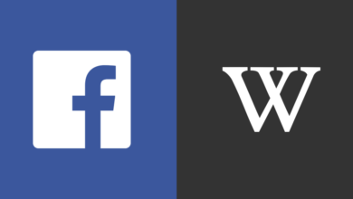 if facebook then wikipedia